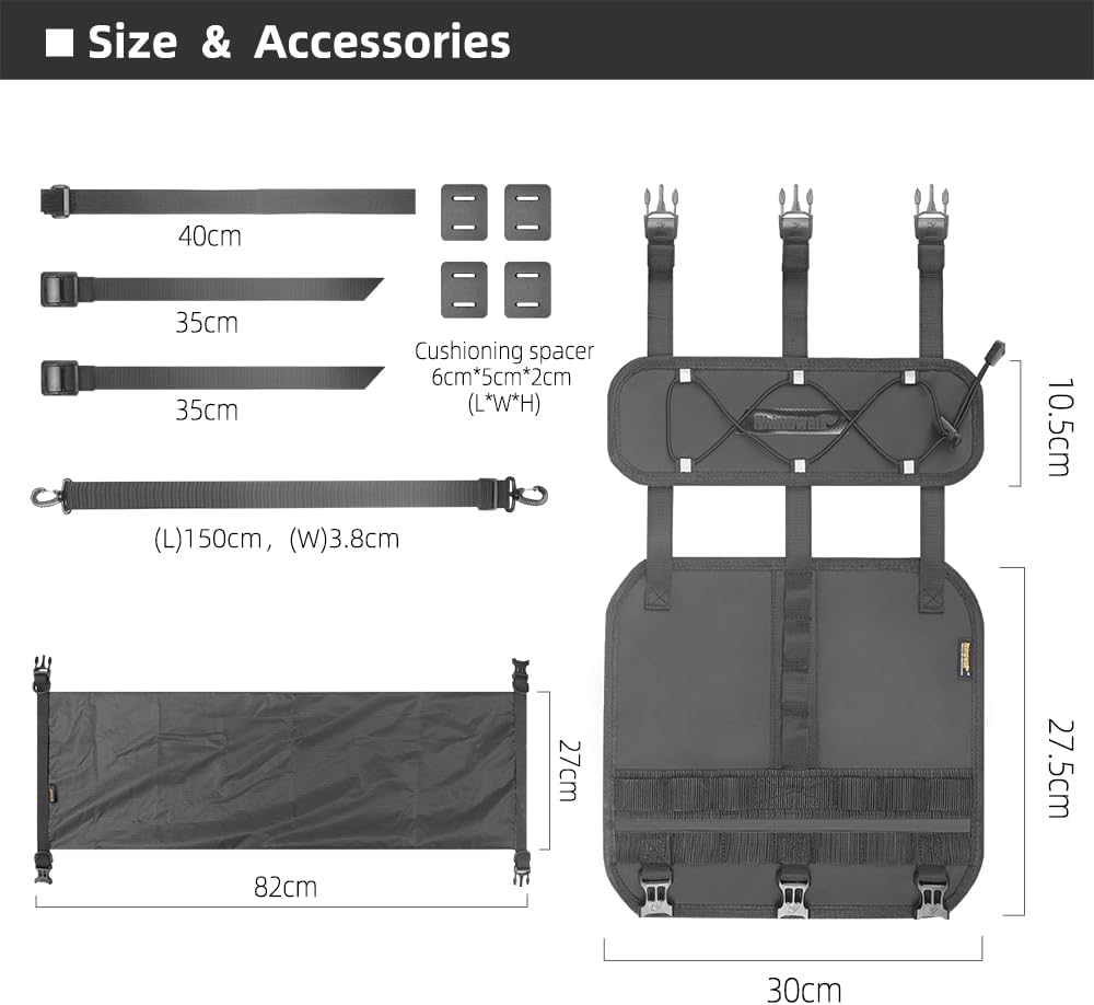 Rhinowalk Bike Handlebar Bag Bicycle Front Bag Lightweight Waterproof Roll Bag 12L with Shoulder Strap for Mountain Road Bike Cycling Accessories