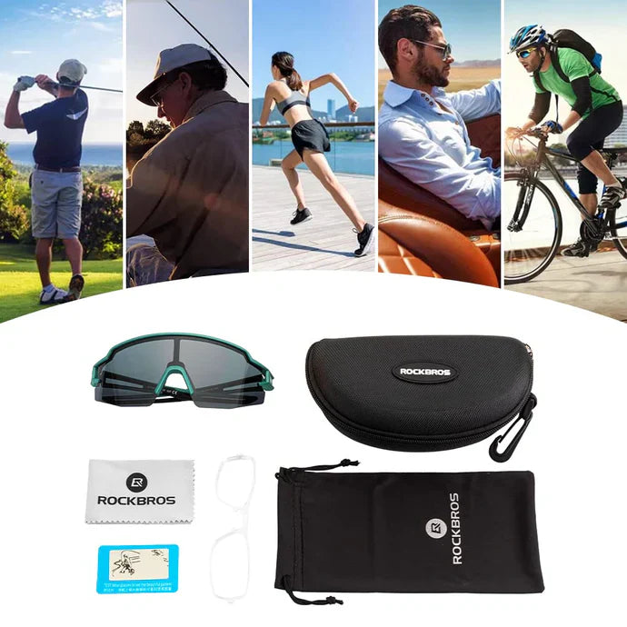 Polarized Cycling Sunglasses UV Protection Sports Eyewear