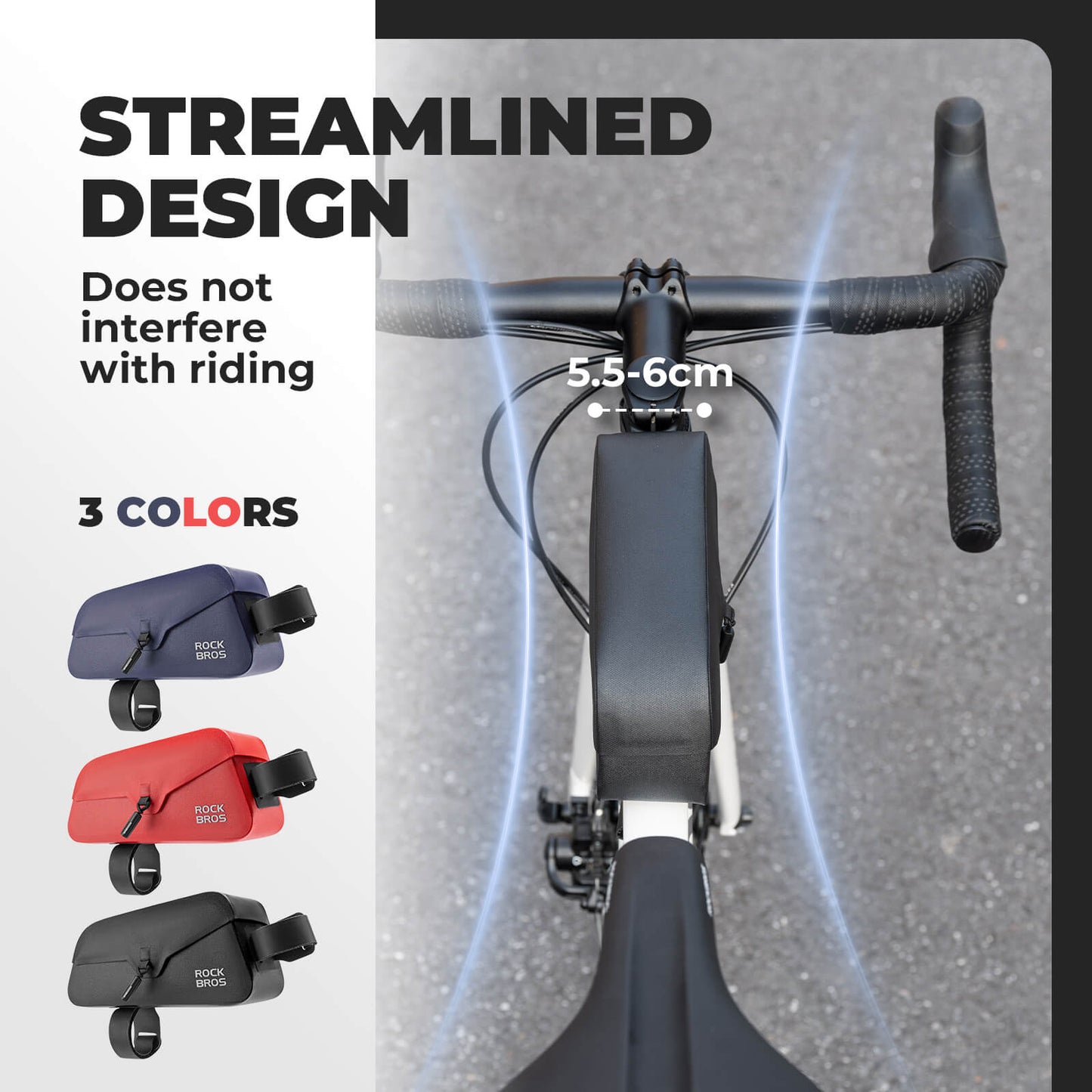 Top Tube Bike Frame Bag Magnetic 100% Waterproof