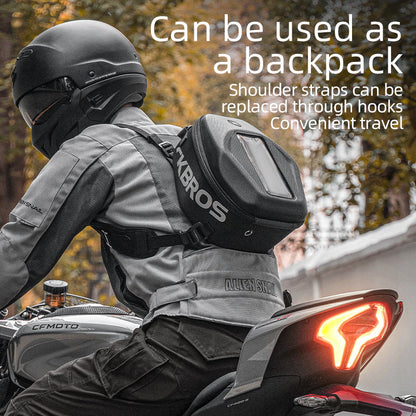 ROCKBROS 7L Hard Shell Motorcycle Tank Bag Waterproof Touchscreen Phone Pouch