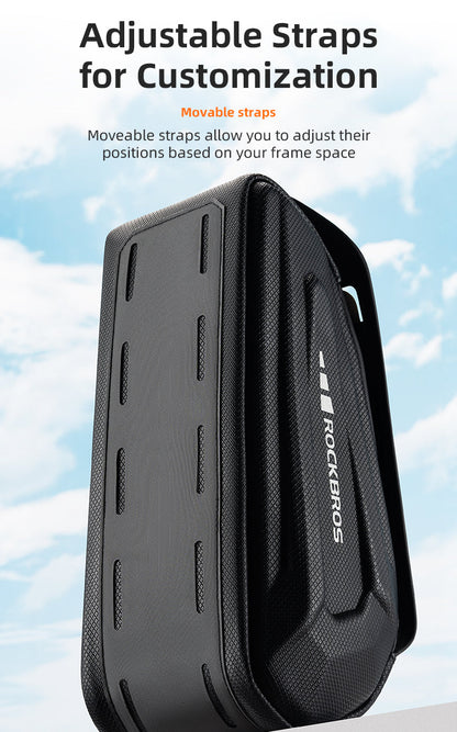 ROCKBROS Bicycle Phone Bag 1.7L 6.8in Waterproof Bike Cycling Frame Bag Top Tube Bag