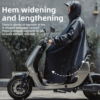 ROCKBROS Motorcycle Cycling Raincoat Hiking Outdoor Poncho Waterproof Cloak
