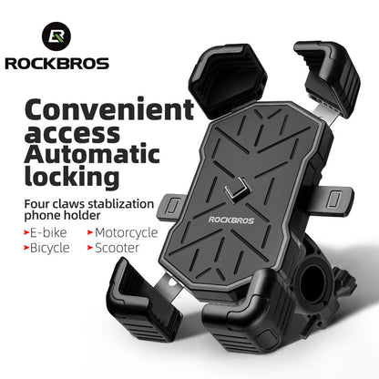 ROCKBROS HW-117 Bike Phone Mount 1s Lock Bike（Handlebar)