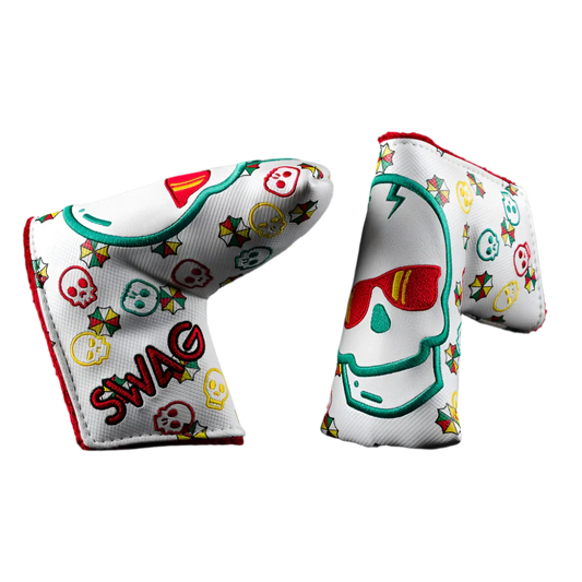 Swag Golf - Arnold Palmer Invitational Sunday Skull 003 (1/50) Blade Putter Headcover