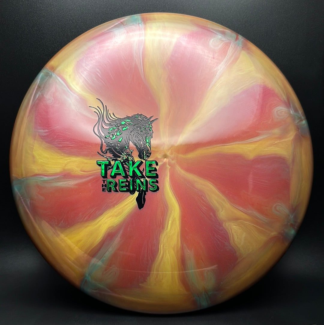 Sublime Swirl Mustang - "Take The Reins" Mini Stamp