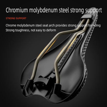ROCKBROS 3D Carbon Fiber Bike Saddle Adaptive Custom Fit Seat for Men
