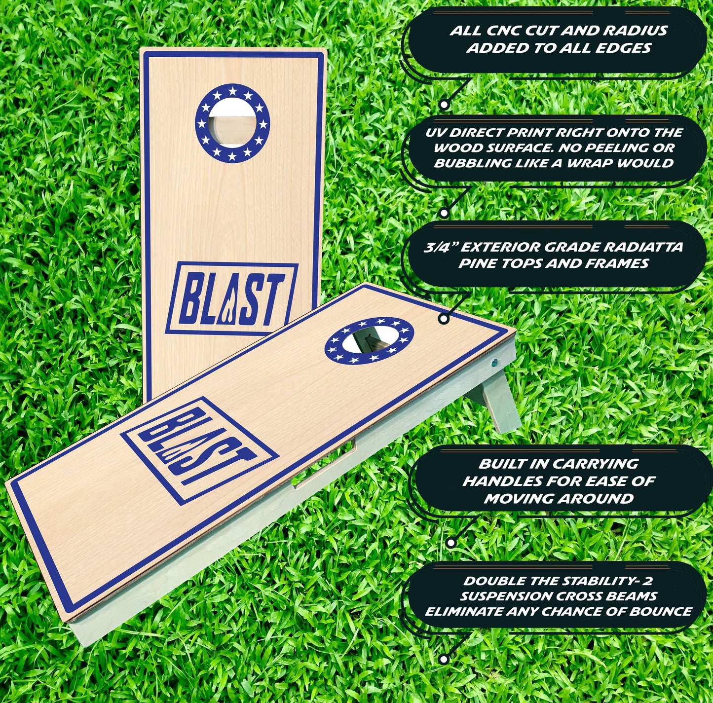 Western Cowboy Cornhole Boards