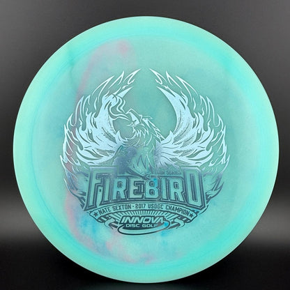 2018 Glow Champion Firebird - Swirly Blue Pink Nate Sexton TS