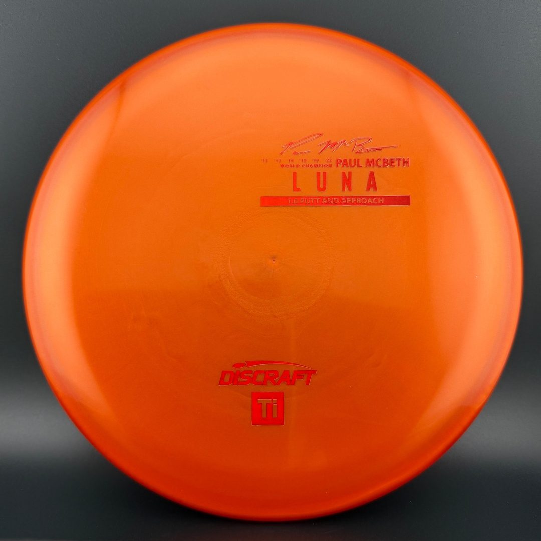 Titanium Luna - First Run - Paul McBeth