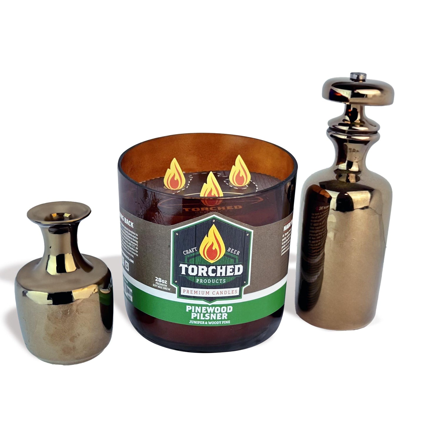 Pinewood Pilsner Beer Candle