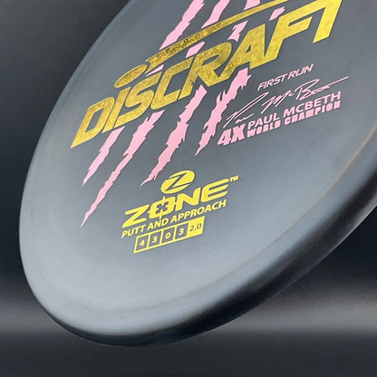 Z Zone (First Run) - Paul McBeth 4X Claws World Champion - Pearly Onyx