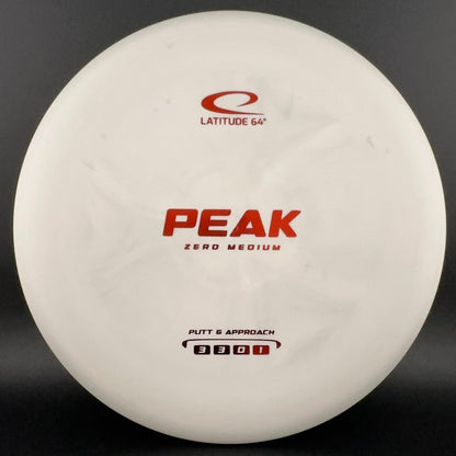Zero Medium Peak - First Run