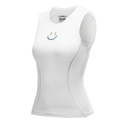 ROCKBROS Breathable Mesh Sleeveless Quick Dry Slim Cycling Base Layer for Women