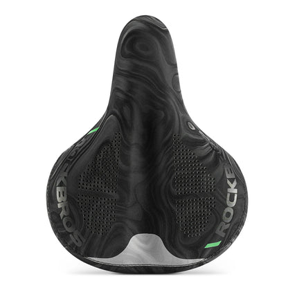 Adjustable Air Cushion Bike Saddle Wide Comfort Shock Absorbing Seat