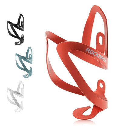 Lightweight Aluminum Bike Water Bottle Cage with Screws Tool