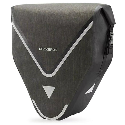 ROCKBROS 20L Triangle Waterproof Bike Rear Rack Pannier Bag for Grocery Touring Cycling