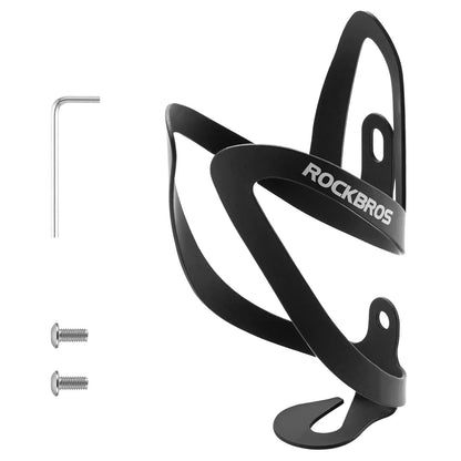 Lightweight Aluminum Bike Water Bottle Cage with Screws Tool