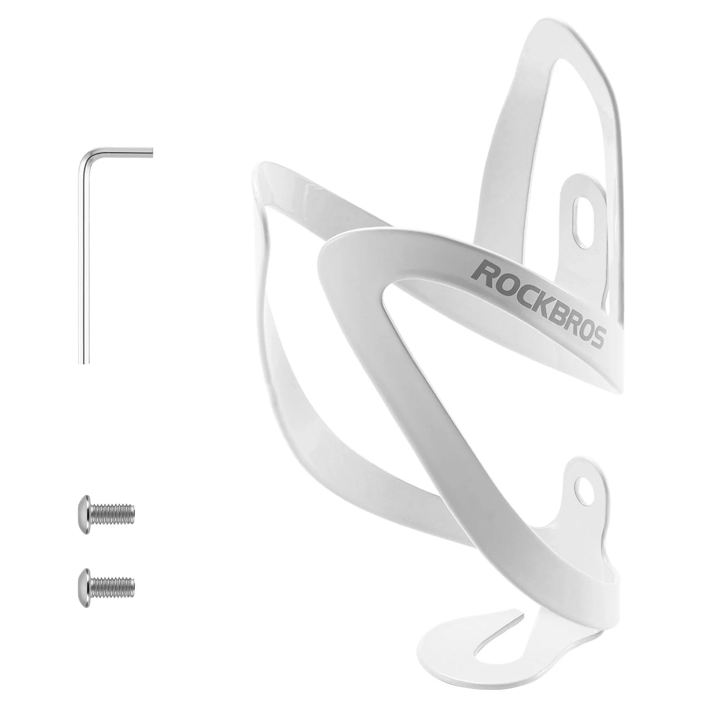 Lightweight Aluminum Bike Water Bottle Cage with Screws Tool
