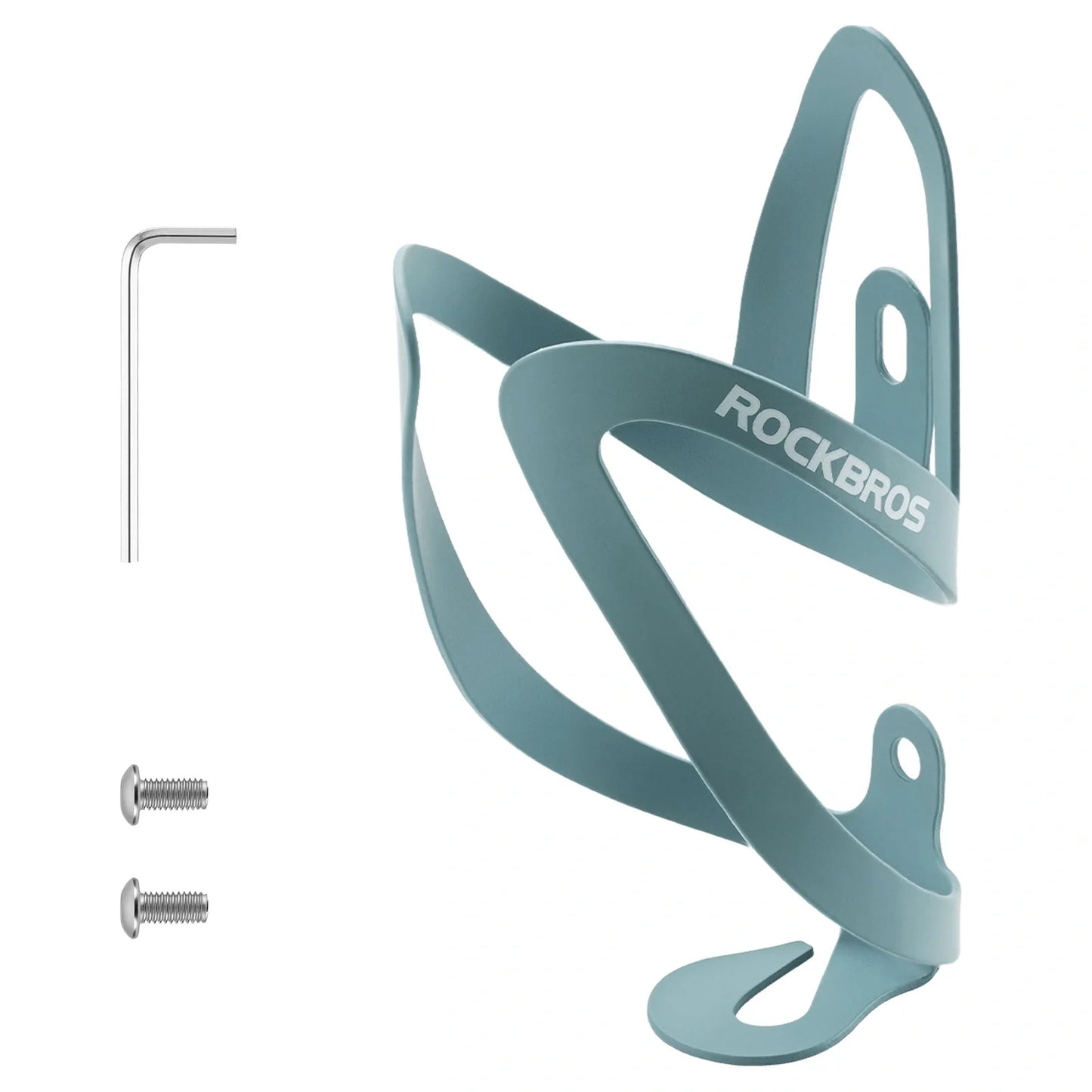 Lightweight Aluminum Bike Water Bottle Cage with Screws Tool