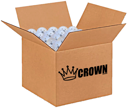 CROWN PICKLEBALL - High-Performance OUTDOOR Pickleballs (100-PACK COCONUT)