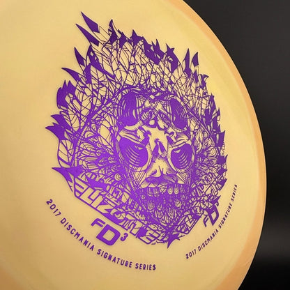 Swirly S-Line FD3 - Doom Bird Double Stamp - Peach 2017 Simon Lizotte Sig Series