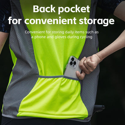 Cycling Vest Unisex Reflective Breathable Night Running