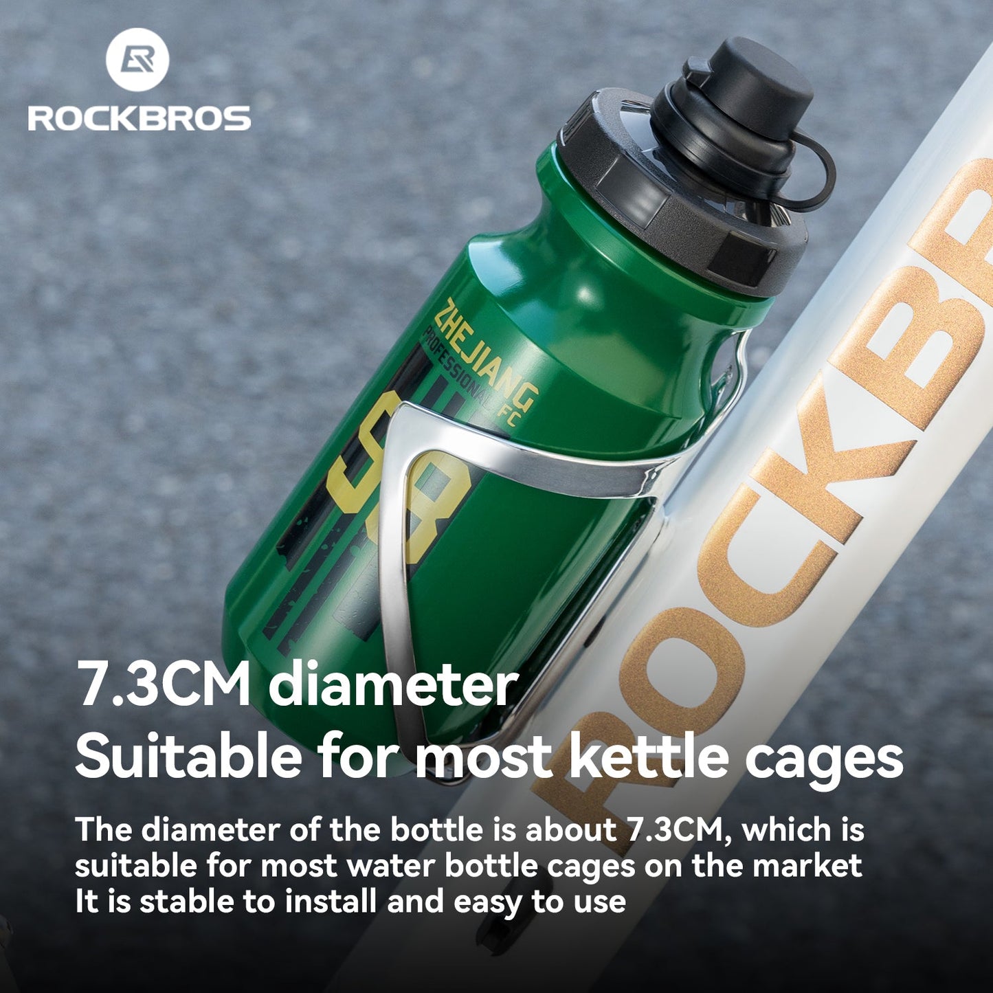 ROCKBROS × Zhejiang Professional FC Limited Edition Bike Water Bottle 600ML