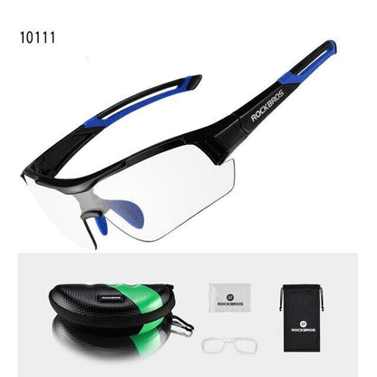 ROCKBROS Cycling Photochromic Glasses Sport Sunglassess Bike Glasses Driving Fishing UV400 Men Women
