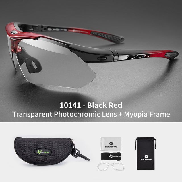 Full Frame Photochromic Bicycle Eyewear