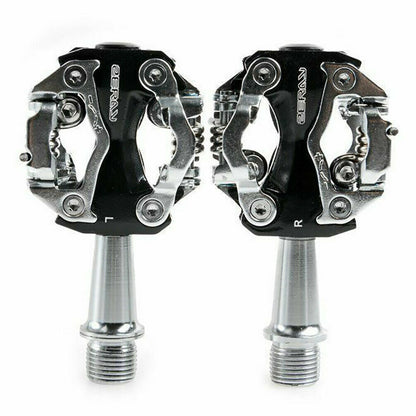 ROCKBROS ZERAY Bike Pedals Self-locking Aluminum Alloy Mountain Bike SPD CR-MO Pedals
