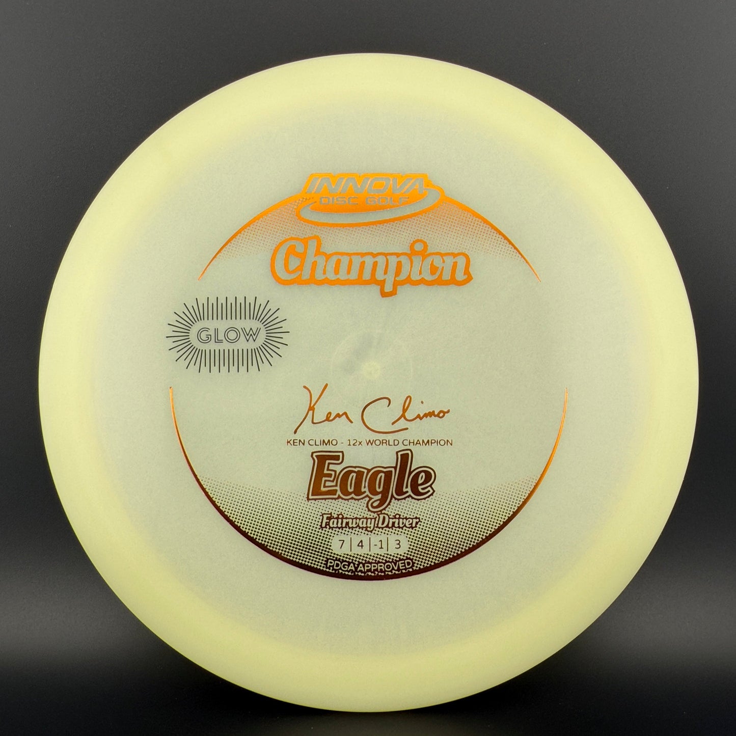 Classic Color Glow Champion Eagle - Ken Climo 12x