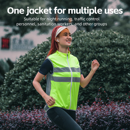 Cycling Vest Unisex Reflective Breathable Night Running