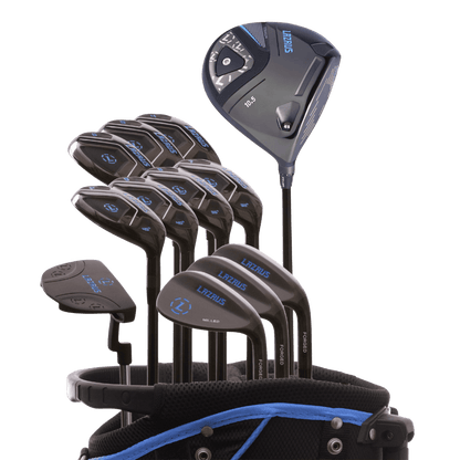 Lazrus Golf 13 pc Set - Laz2 Driver, 3 Wedges Set, Hybrids (4-PW), Putter & Bag (optional)
