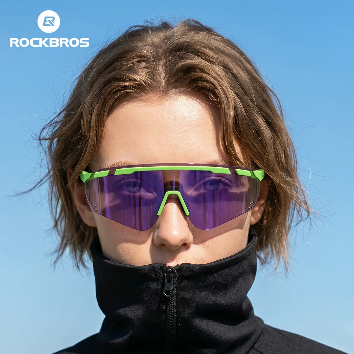 Photochromic Cycling Sunglasses with UV400 Protection, Prescription Ready