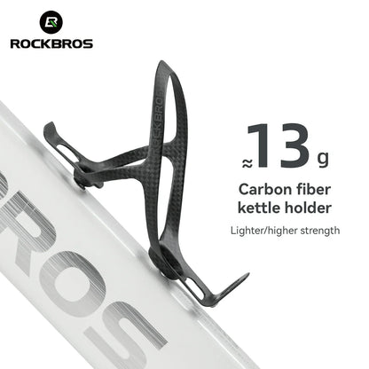 100% Carbon Fiber 13g Ultra-Light Bike Water Bottle Holder