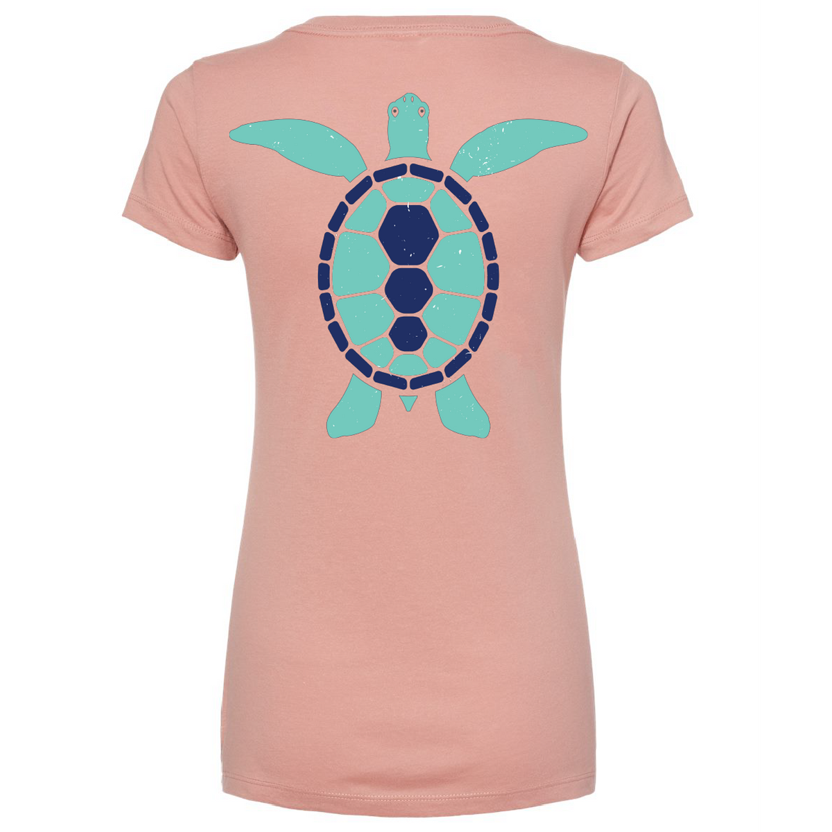 Key West, FL Turtle Women's V-neck Tee