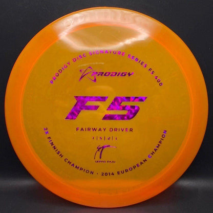 F5 400 Plastic Fairway Driver - Seppo Paju Signature Stamp