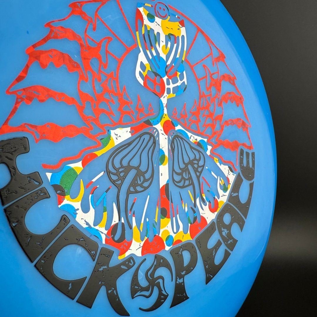 Soft Neo Spore - Huk Lab Peace Triple Foil Stamp