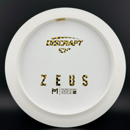 White ESP Zeus - Bottom Stamp Dyer's Delight - Paul McBeth