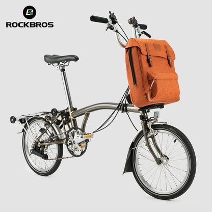 ROCKBROS Fashion Vintage Folding Bike Backpack