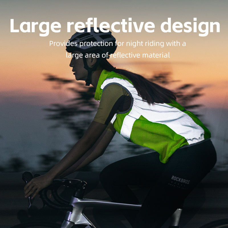 Cycling Vest Unisex Reflective Breathable Night Running