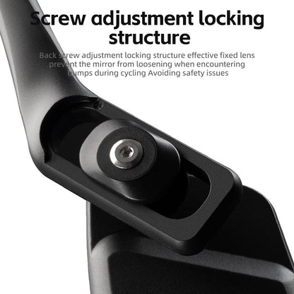ROCKBROS HD Blast-Resistant Bike Mirror - Adjustable & Retractable