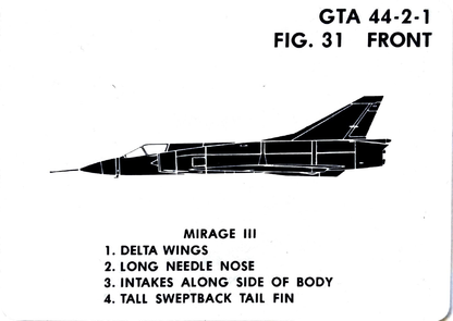 Vintage Aircraft Recognition Card Deck