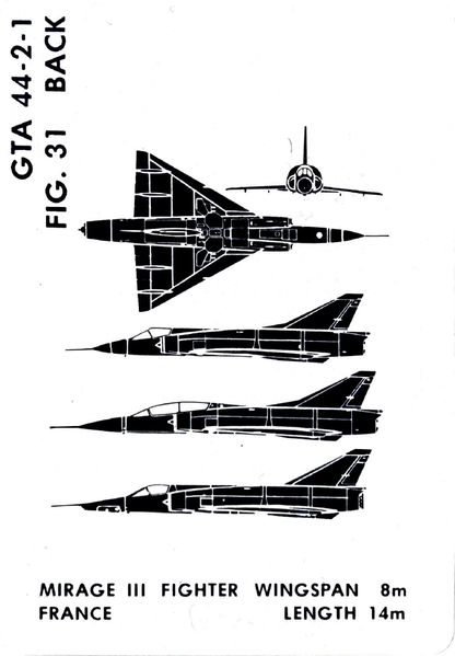 Vintage Aircraft Recognition Card Deck