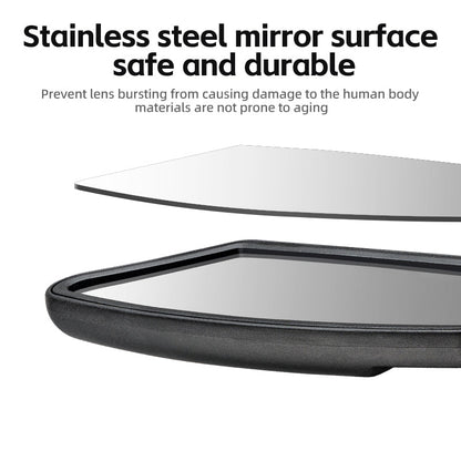 ROCKBROS HD Blast-Resistant Bike Mirror - Adjustable & Retractable