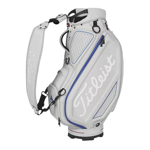 Titleist Folds of Honor Tour Staff Bag Gray/Royal/Dark Red