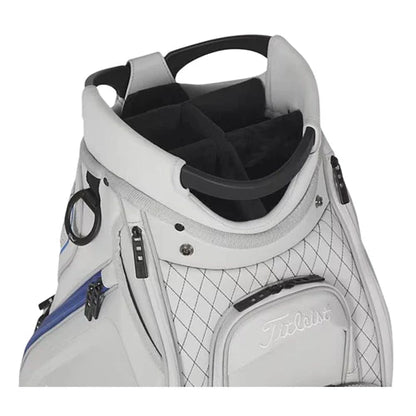 Titleist Folds of Honor Tour Staff Bag Gray/Royal/Dark Red