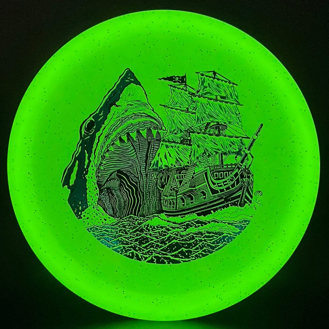 Metal Flake Glow C-Blend Galleon (First Run) "Megalodon" by Ripper Studios