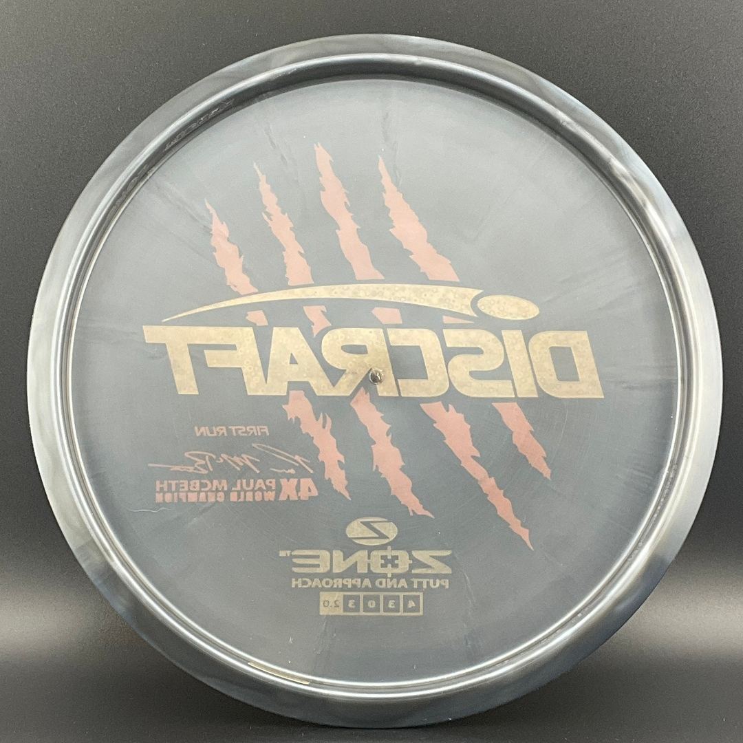 Z Zone (First Run) - Paul McBeth 4X Claws World Champion - Pearly Onyx