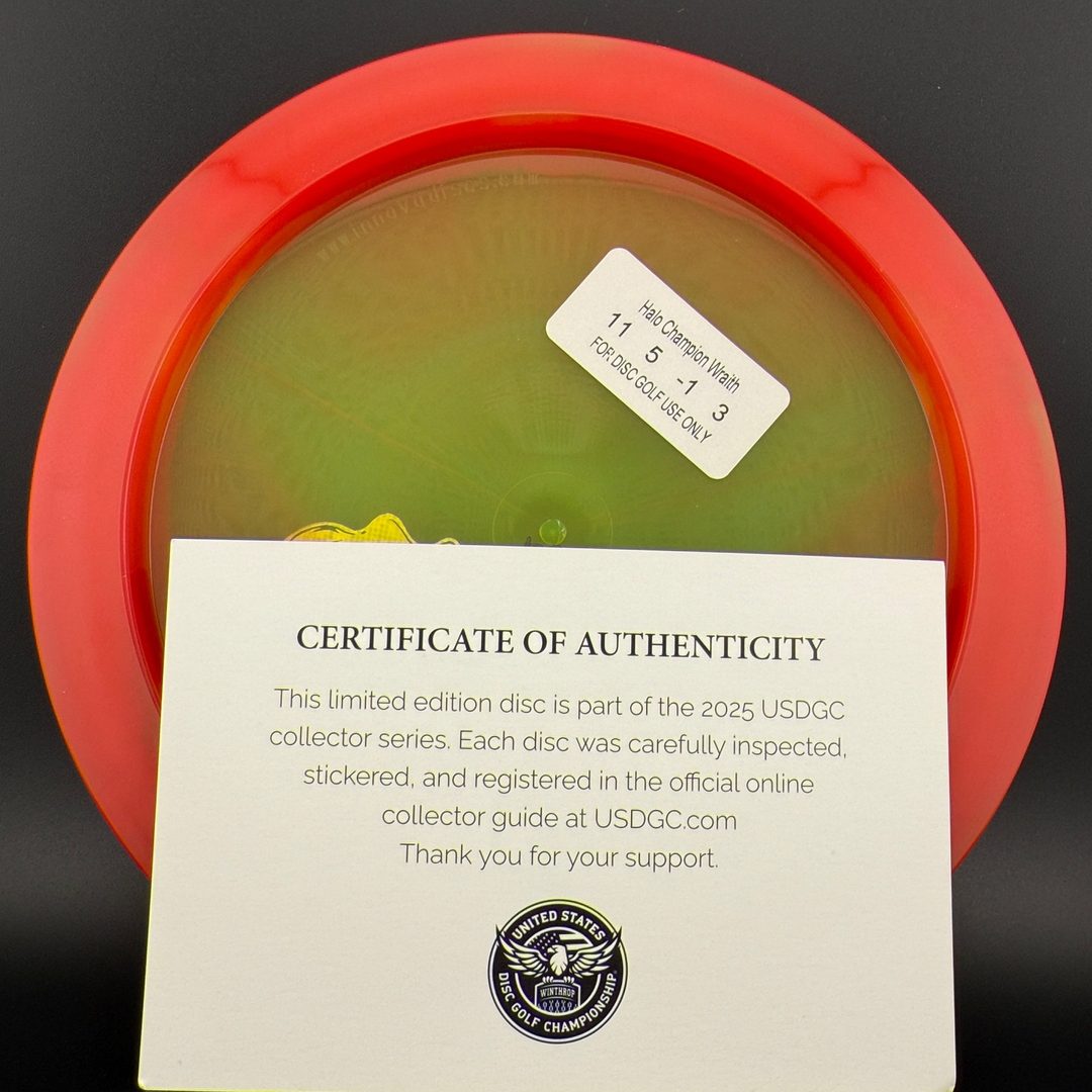 Halo Champion Wraith - USDGC Wax Seal - Small Batch 1/100